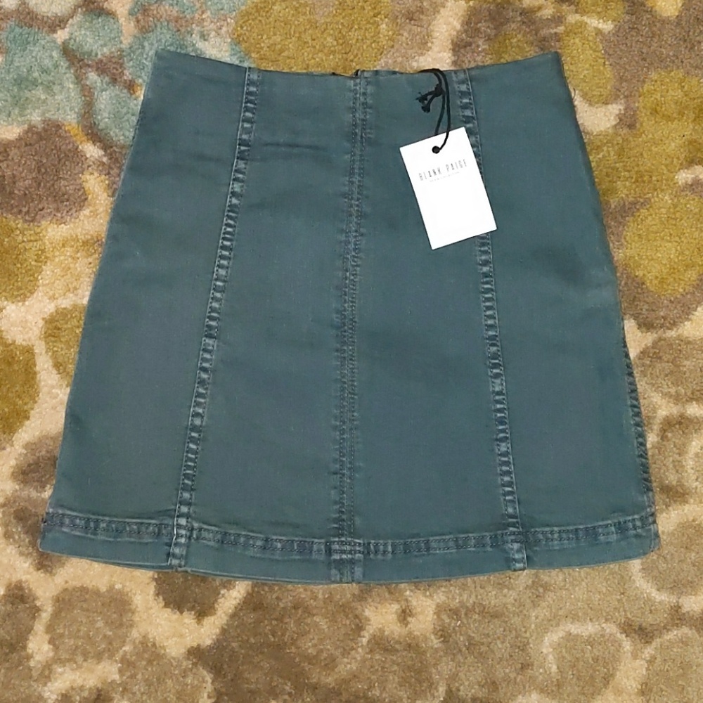 Panelled jean skirt brand new!